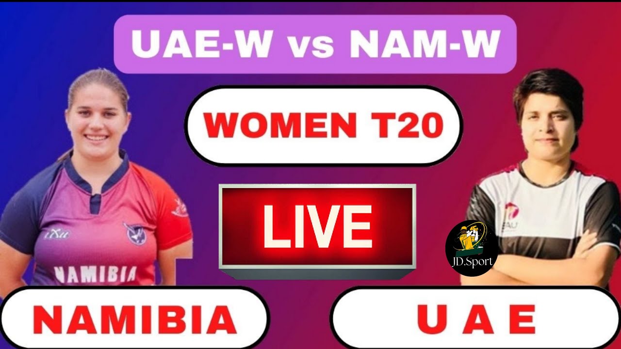 United Arab Emirates Women Vs Namibia Women, Match 1 || Live Cricket ...