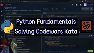 Codewars | Solving Python Fundamentals (no talking - asmr??)