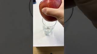 りんご握り潰してジュース作ってみた🍎