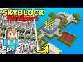 I Built 6 NEW Farms in Skyblock, but it's Hardcore Minecraft Survival