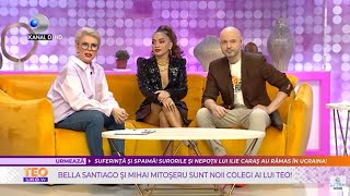 Teo Show (28.02.2022) - Bella Santiago si Mihai Mitoseru sunt noii colegi ai lui Teo!