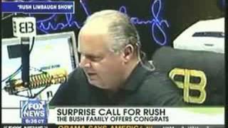 Rush Limbaugh gets supprise phone call