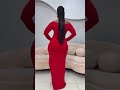 stunning red maxi bodycon dress latest trendy fashion styles for ladies fashion ootd viral