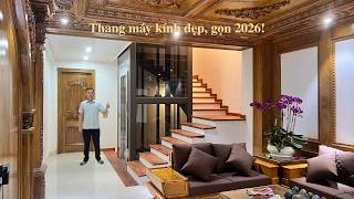 Xu hướng thang máy kính 2026 | giải pháp không gian thoáng đẹp | tiết kiệm diện tích