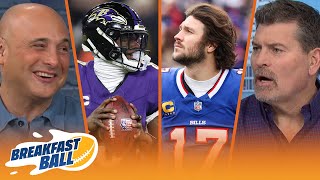 Bills vs. Ravens, Concerns that the Chiefs stars haven’t played in weeks? | NFL | BREAKFAST BALL