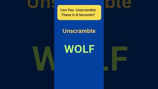 Unscramble Words Challenge | unscramble the letters #english #unscramble #words #jumbled #mathquiz