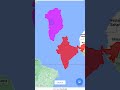 india vs greenland size comparison india greenland viral real map mapping geography shorts