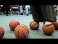 tai chi balancing show basketball show the only chinese in overseas