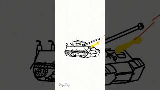 tank tiger 2 #subscribe #animation #flipaclip  #share #like