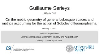 Guillaume Serieys - On the metric geometry of general Lebesgue spaces and metrics accounting...