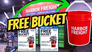 What to BUY to get your FREE BUCKET at Harbor Freight! #harborfreight #free