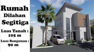 RUMAH DILAHAN SEGITIGA