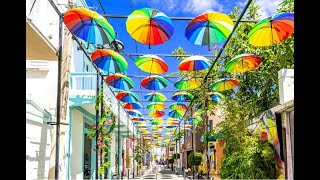 Umbrella Street, Puerto Plata. Dominican Republic