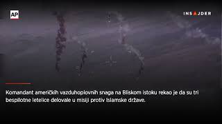 SAD objavile snimak na kojem se vidi kako se ruski lovac SU-35 približava američkom dronu