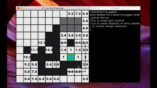 D* lite algorithm visualization
