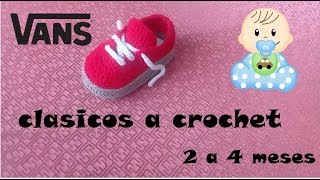 vans clasicos tejidos a crochet