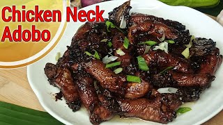 The Best Chicken Neck Adobo Recipe/Dry at Nagmamantika/For Ulam and Pulutan🙂