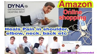 DYNA orthopaedic heating belt recommended by Physiotherapist for pain in back/elbow/shoulder/neckEtc