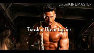 Faaslon Mein lyrics | Baaghi 3 | Tiger Shroff, Shraddha  Kapoor| Sachet- Parampara|