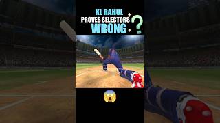 😱🤯 KL Rahul proves Selectors Wrong in Real Cricket 24 | rcb vs lsg in ipl 2024 #shorts #rc24