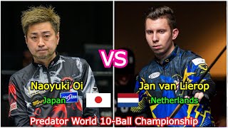 Naoyukia Oi VS Jan van Lierop | Predator World 10-Ball Championship