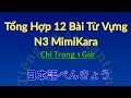 Tổng Hợp 12 Bài Từ Vựng N3 MimiKara