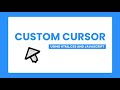 How to Create Custom Cursor Using Html and CSS - Custom Mouse Cursor in CSS