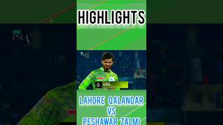 PSL 2023 Today match highlights | Lahore qalandar vs Peshawar Zalmi full match highlights | PSL 2023