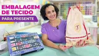 VALORIZE SUAS PEÇAS COM EMBALAGEM ARTESANAL I Aprenda a fazer saquinho de tecido