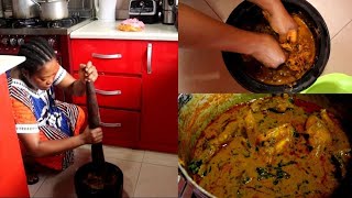 OFE AKWU: HOW TO MAKE Delicious OFE AKWU (BANGA SOUP) | NIGERIA'S BEST STEW | Join me in THE KITCHEN