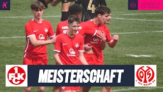 Spitzenspiel gegen Mainz: Klärt der FCK-Nachwuchs die Meisterschaft? | Kaiserslautern - Mainz U17