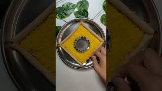 Diy Puja Thali Decoration ideas❤️ #shorts #aartithali #thalidecoration #ytshorts  #youtubepartner