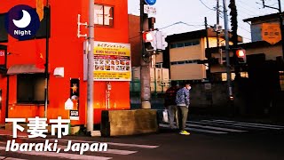 ⁴ᴷ Ibaraki: Shimotsuma (下妻市) - Japan Walking Tour (January 22, 2022)