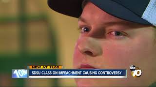 SDSU class on impeachment causing controversy