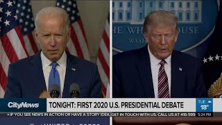Trump, Biden face off in first 2020 U.S. presidential debate