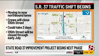 SR 37 improvement project in Fishers begins next phase