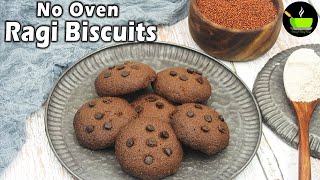 Ragi Biscuits Without Oven | Ragi Cookies | Finger Millet Cookies | Pressure Cooker Biscuit Recipe