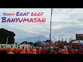 Senam kreasi lengger Egat Egot Banyumasan Megot Bareng di alun alun Purwokerto #HutBanyumas449