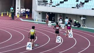 2024.6.14 近畿インターハイ陸上　男子4×100mリレー　決勝　洛南高校　39.86