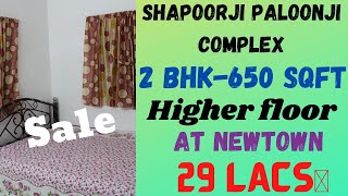 2bhk Premium  flat|Shapoorji Pallonji |650 sqft |Limited offer|-29 Lacs|At Newtown |7980537759 |