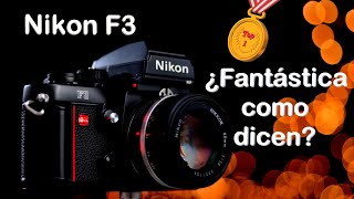 Cámara Analógica NIKON F3 | parte 1 ¿Es FANTÁSTICA como dicen? Lo descubrimos revisando TODO de ella