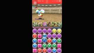 【パズドラ】チャレンジダンジョン4 Lv4 ノーコン(究極アテナ)