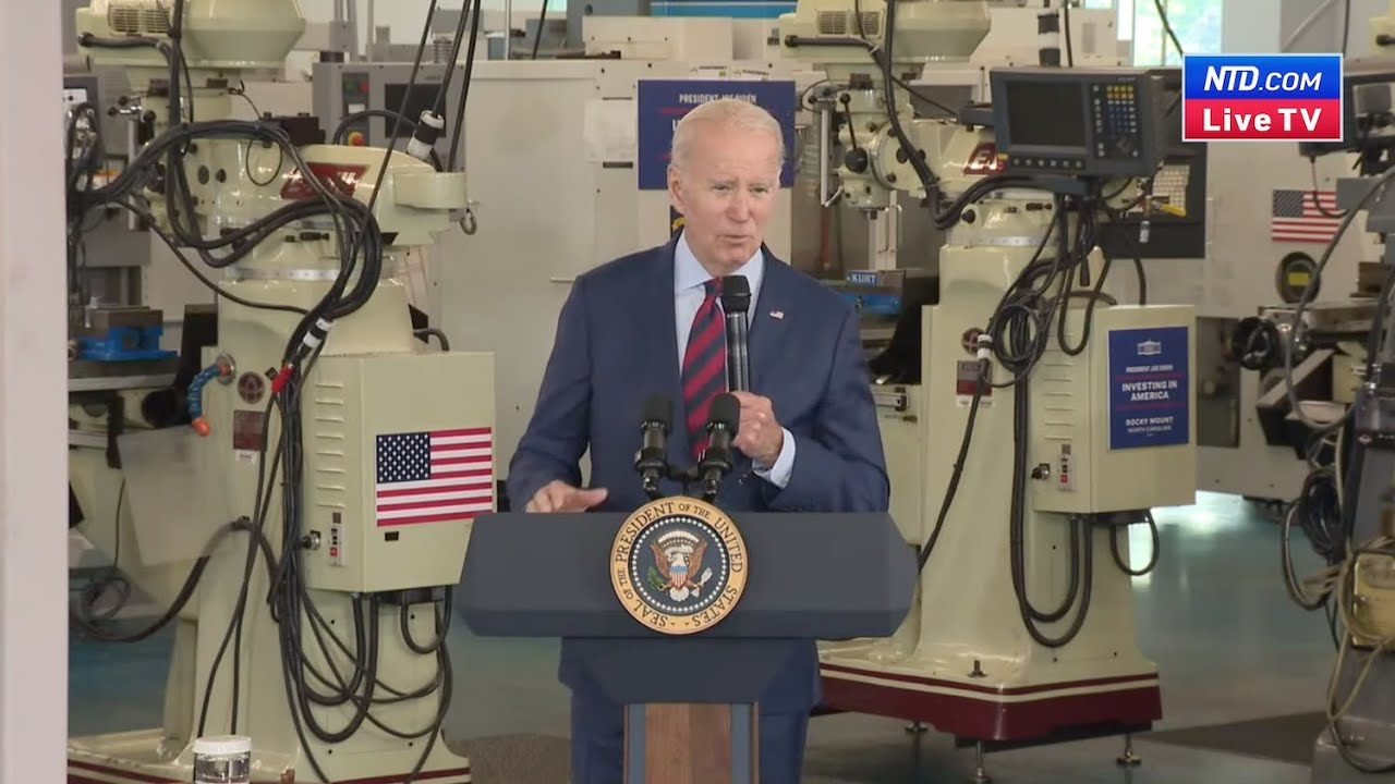 LIVE: Biden, First Lady Discuss Workforce Training In North Carolina ...