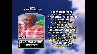 Joseph Davidson Modeste short
