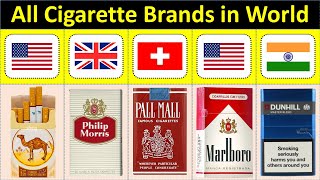 All Cigarette Brand from Different Countries