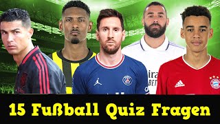 Wie gut kennst du Messi, Musiala & Ronaldo | Fußball Quiz 2022