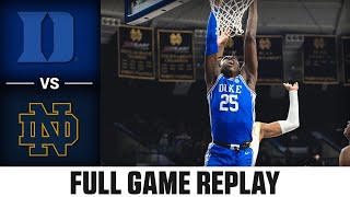 Duke vs. Notre Dame  Game Replay | 2023-24 ACC Men’s Basketball