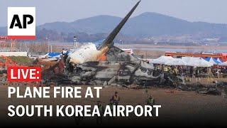 LIVE: Plane fire at South Korea airport kills at least 120