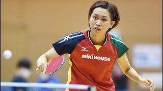 【ハイライト】佐藤瞳 vs 木原美悠｜世界卓球2021ヒューストン 日本代表選考合宿｜女子決勝リーグ