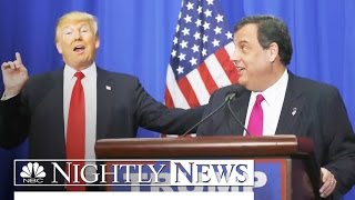 Gov. Chris Christie Endorses Donald Trump for President | NBC Nightly News